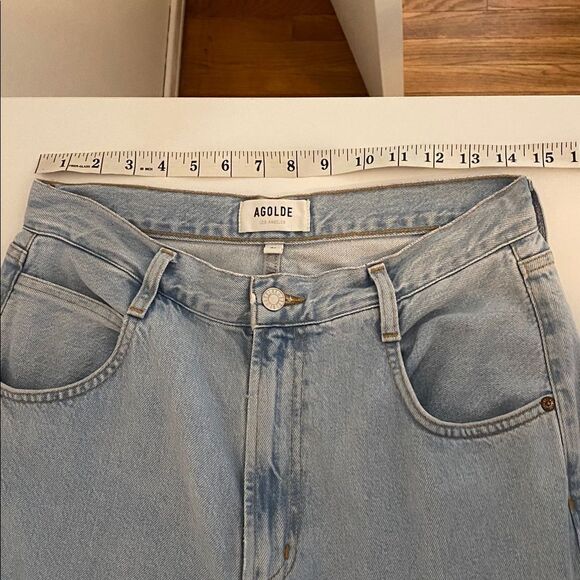 Agolde Minka Denim Cargo Pants Size 28 - Picture 10 of 16